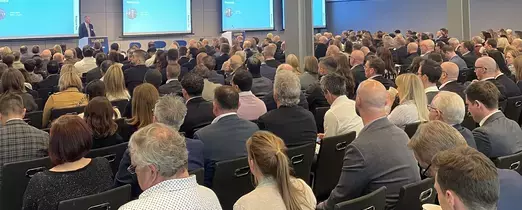 Image of the audience at 22 April Blueprint Two market event